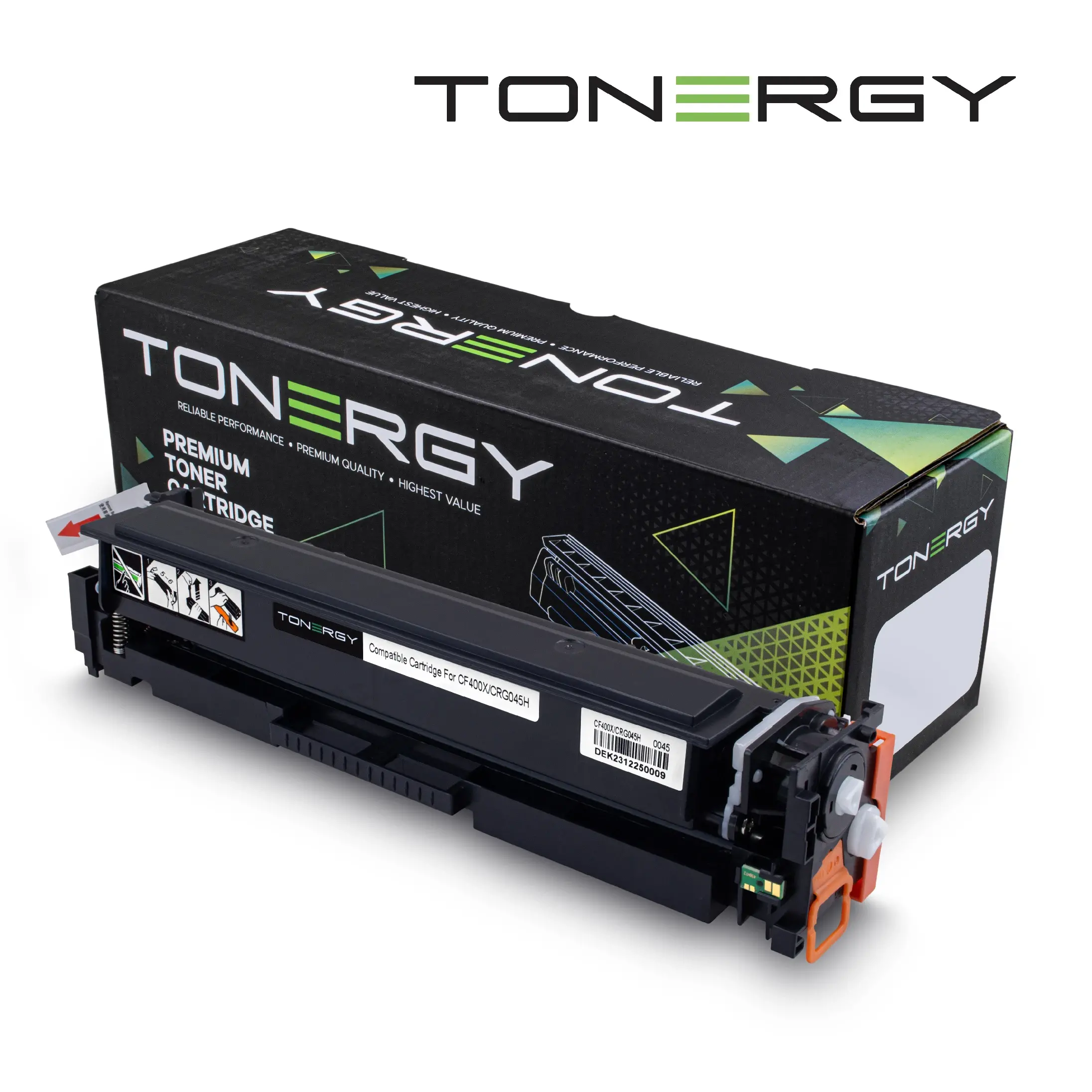 Κασέτα τόνερ, Tonergy, μαύρο, 2.8K – συμβατή με HP 201X CF400X και Canon CRG-045H