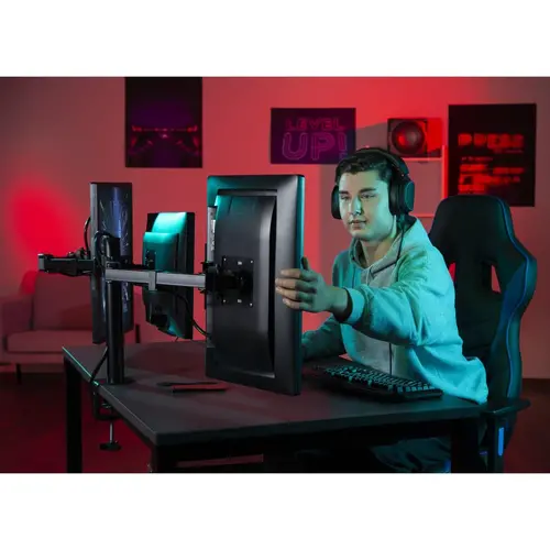 Стойка за монитор HAMA, 3 монитора, 13" - 27", 118495 - image 3