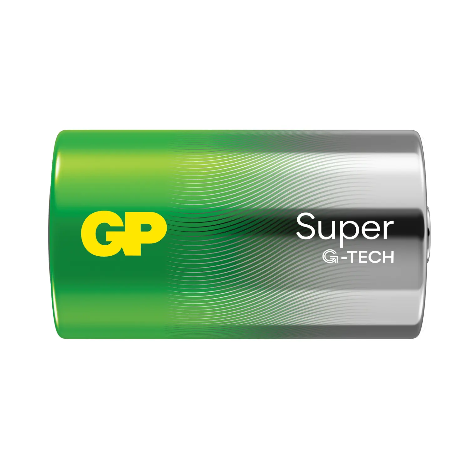 Алкална батерия GP SUPER LR20, 2 бр. в опаковка / shrink, 1.5V GP-BA-13A21-S2 - image 1