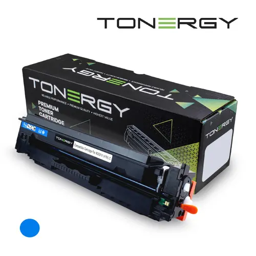 Тонер касета, Tonergy, Cyan, висок капацитет, 6k – съвместима с HP 415X, 414X, 416X, W2031X, W2021X, W2041X - 1