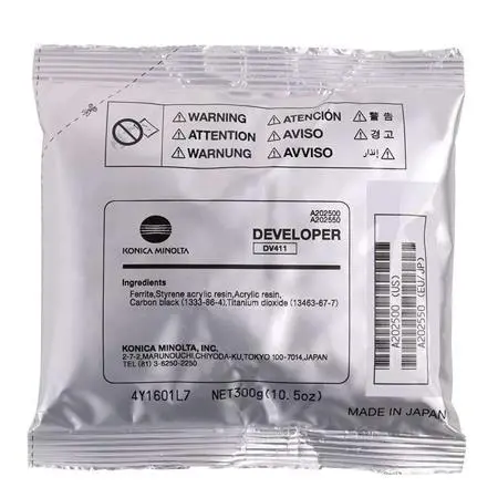 ДЕВЕЛОПЕР ЗА KONICA MINOLTA BIZHUB 36/42/363/423/223/283 - DV411 (DV-411) - PN А202550 / A202500