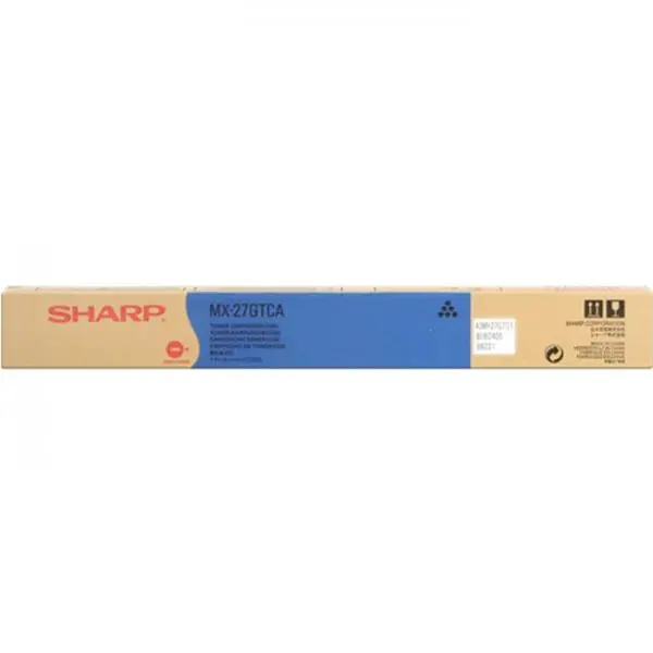 КАСЕТА ЗА SHARP MX2300N/MX2700N/MX3500N/MX3501N/MX4500N/MX4501N - Cyan - PN MX-27GTCA (MX27GTCA)