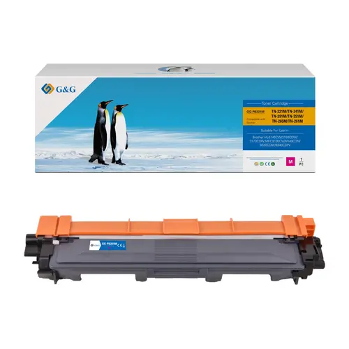 Cartuș universal pentru BROTHER HL 3140CW/3150CDW/3170CDW/MFC 9130CW/9140CDN - Magenta - TN241M (TN-241M)/TN221M (TN-221M)/TN251M (TN-251M)/TN261M - 1