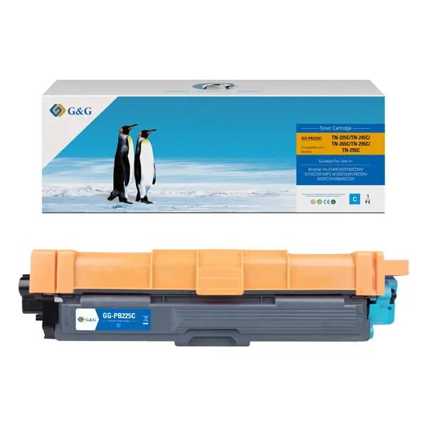Cartuș universal pentru BROTHER HL 3140CW/3170CDW - Cyan - TN245C (TN-245C)/TN225C (TN-225C)/TN255C (TN-255C)/TN265C (TN-265C)/TN285C (TN-285C)