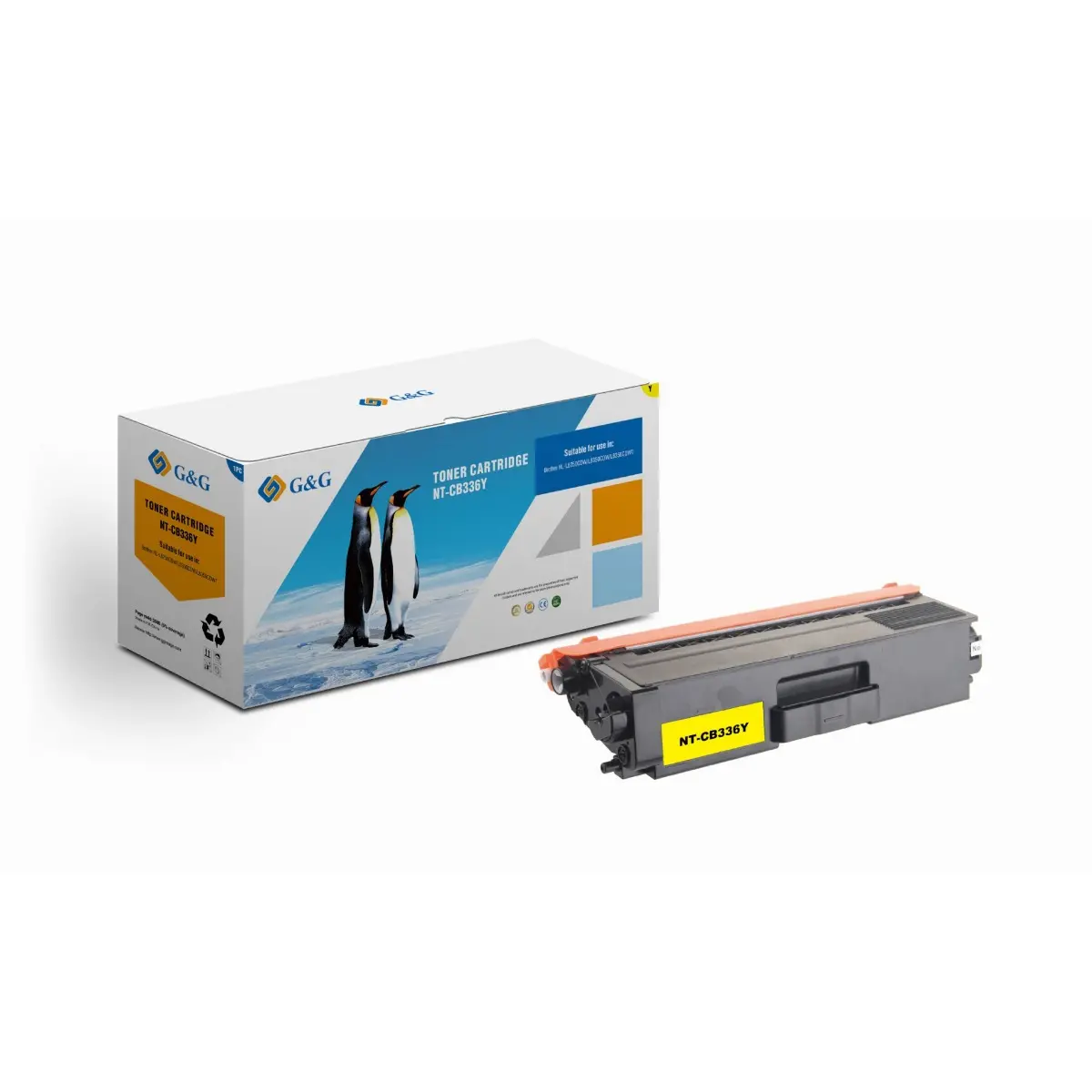 ΚΑΣΕΤΑ ΓΙΑ BROTHER HL L8250CDN/L8350CDW/MFC L8650CDW/L8850CDW/DCP L8400CDN/L8450CDW - ΥΨΗΛΗΣ ΧΩΡΗΤΙΚΟΤΗΤΑΣ - Κίτρινο - TN326Y (TN-326Y) - PN NT-CB336Y