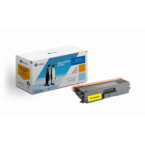 КАСЕТА ЗА BROTHER HL L8250CDN/L8350CDW/MFC L8650CDW/L8850CDW/DCP L8400CDN/L8450CDW - HIGH CAPACITY - Yellow - TN326Y (TN-326Y) - PN NT-CB336Y - G&G 