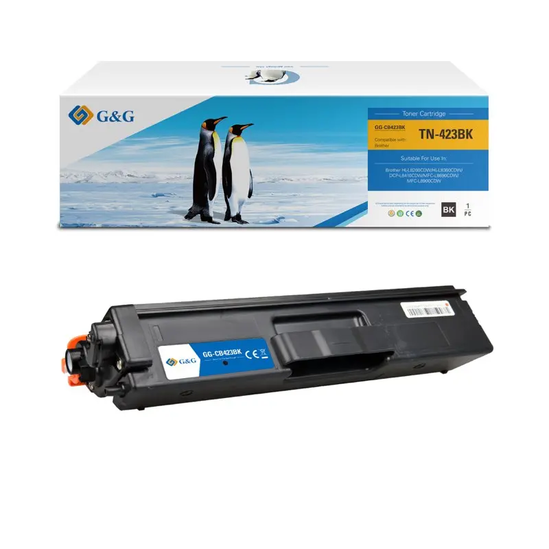 ΚΑΣΕΤΑ ΓΙΑ BROTHER HL 8260CDW/8360CDW/DCP L8410CDW/MFC L8690CDW/L8900CDW - Μαύρο - TN423BK (TN-423BK) - PN NT-CB423BK - G&G