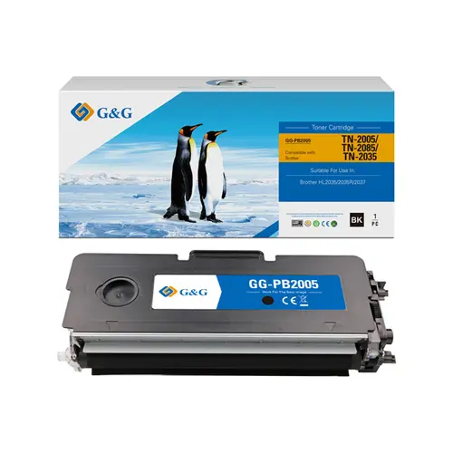 КАСЕТА ЗА BROTHER HL 2035/2037 - TN2005 (TN-2005) - Black  - PN NT-P2005/NT-PB2005 - G&G 