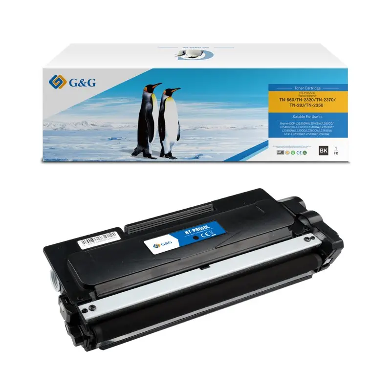 CARTUȘ UNIVERSAL (JUMBO) PENTRU BROTHER HL L2300D/L2340DW/L2360DN/L2365DW/DCP L2500D/L2520DW/L2540DN/MFC L2700DW - Negru - TN2320 (TN-2320)/TN2350