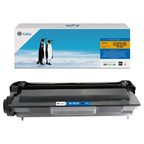 ΚΑΣΕΤΑ ΓΙΑ BROTHER HL 5440D/5450DN/5470DW/6180DW/DCP 8250DN/MFC 8510DN/8520DN/8950DW - TN3380 (TN-3380) - PN NT-PB750 - G&G - 1