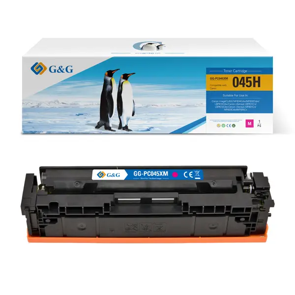 КАСЕТА ЗА CANON ImageCLASS LBP612Cdw/MF632Cdw/MF633Cdw/MF634Cdw - 1244C002AA - HIGH CAPACITY - CRG045HM (CRG-045HM) - Magenta - PN NT-PC045XM - G&G