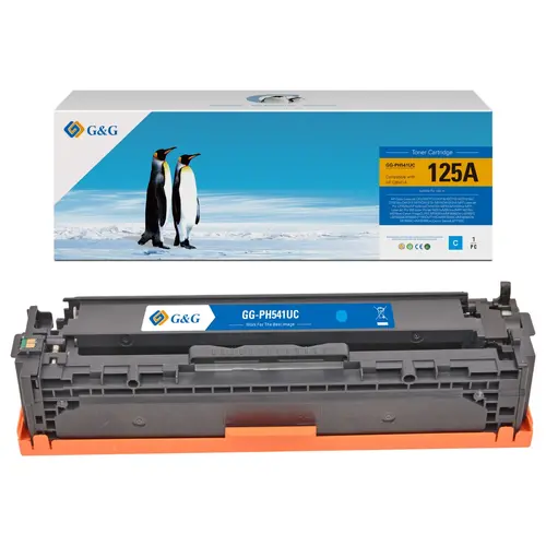 Тонер касета, G&G NT-PH541UC, универсална, Cyan – съвместима с HP CB541A/CE321A/CF211A и Canon CRG-716C (CRG716C)/CRG-731C (CRG731C), Color LaserJet