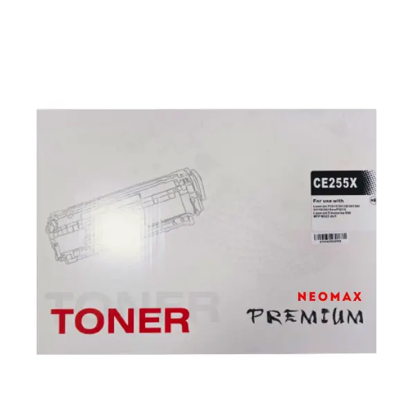 Тонер касета, NEOMAX, универсална, висок капацитет, Black, с чип – съвместима с HP CE255X (55X) и Canon CRG724H (CRG-724)/CRG524 (CRG-524)/CRG324 (CRG-324)/CRG124 (CRG-124)/CRG727 (CRG-727), LaserJet P3010/P3015, LBP 6700/6725/6780/6750