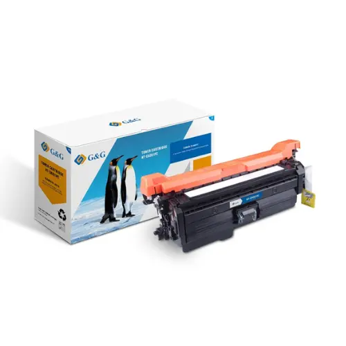 Cartuș toner, G&G NT-CH261C, Cyan – compatibil cu HP CE261A (648A), Color LaserJet CP4025/CP4525