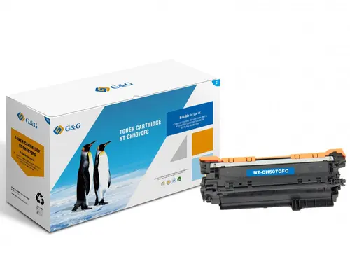 КАСЕТА ЗА HP Color Laserjet Enterprise 500 M551 - /507A/ - Cyan - CE401A - PN NT-CH507QFC - G&G