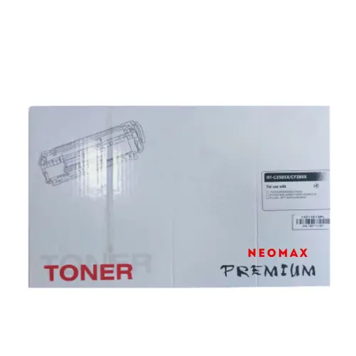 Cartuș toner, NEOMAX, universal, Negru, capacitate mare – compatibil cu HP LaserJet CE505X/CF280X și Canon CRG-719H (CRG719H), CR3480B002AA - 1