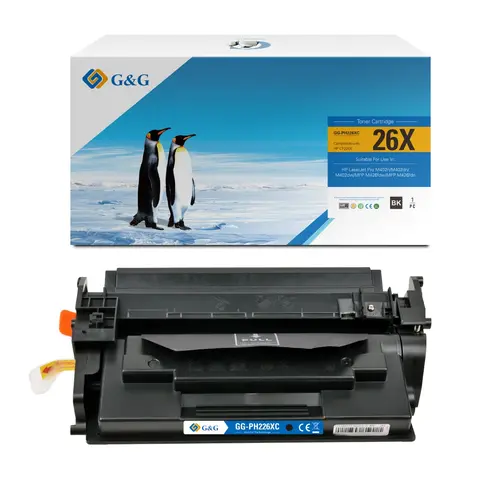 ΚΑΣΕΤΑ ΓΙΑ HP LaserJet Pro M402/MFP M426 series - ΥΨΗΛΗΣ ΧΩΡΗΤΙΚΟΤΗΤΑΣ - /26X/ - Μαύρο - CF226X - PN NT-PH226XC - G&G - 1