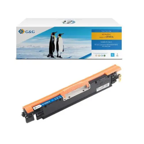 КАСЕТА ЗА HP LaserJet Pro MFP M176/MFP M177 series - /130A/ - Cyan - CF351A - PN NT-CH351C/NT-CH351QFC - G&G