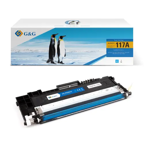 Κασέτα (JUMBO) για HP Color Laser MFP 179FNW/MFP 178NW/150NW - JUMBO - Cyan - /117A/ - W2071A - PN NT-PH2071C - G&G - 1