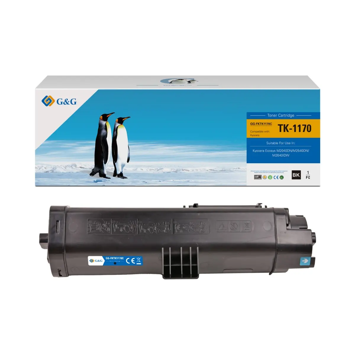 ΚΑΣΕΤΑ ΓΙΑ KYOCERA Ecosys M2040DN/M2540DN/M2640IDW - TK1170 (TK-1170) - 1T02S50NL0 - Black - PN NT-FKTK1170C - G&G