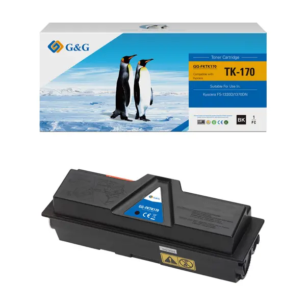 КАСЕТА ЗА KYOCERA MITA FS1320D/FS1370DN - TK170 (TK-170) - 1T02LZ0NL0 - Black - PN NT-FKTK170 - G&G