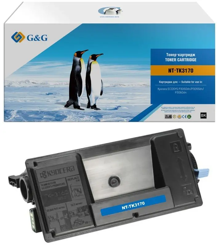 КАСЕТА ЗА KYOCERA ECOSYS P3050dn/P3055dn/P3060dn - TK3170 (TK-3170) - Black - PN NT-FKTK3170C - G&G