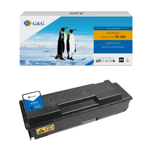 CARTUȘ PENTRU KYOCERA MITA FS 2020D/2020DN - TK340 (TK-340) - Black - PN NT-FKTK340 - G&G - 1