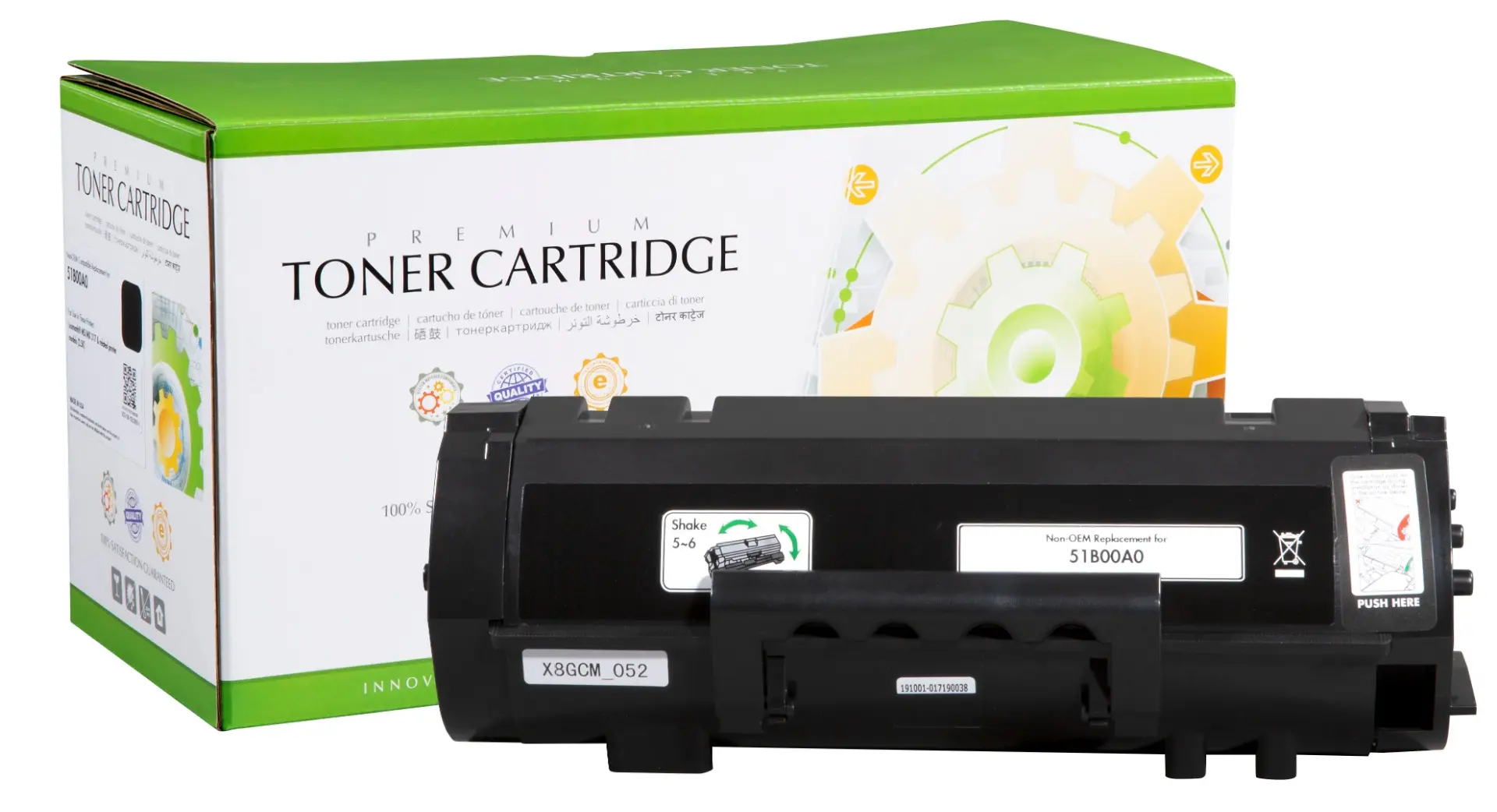 КАСЕТА ЗА LEXMARK MX317/MS317/MX417/MS417/MX517/MS517/MX617/MS617 - 51B2000 - Black - PN 002-06-S51B00A0/002-06-S51B20 - Static Control