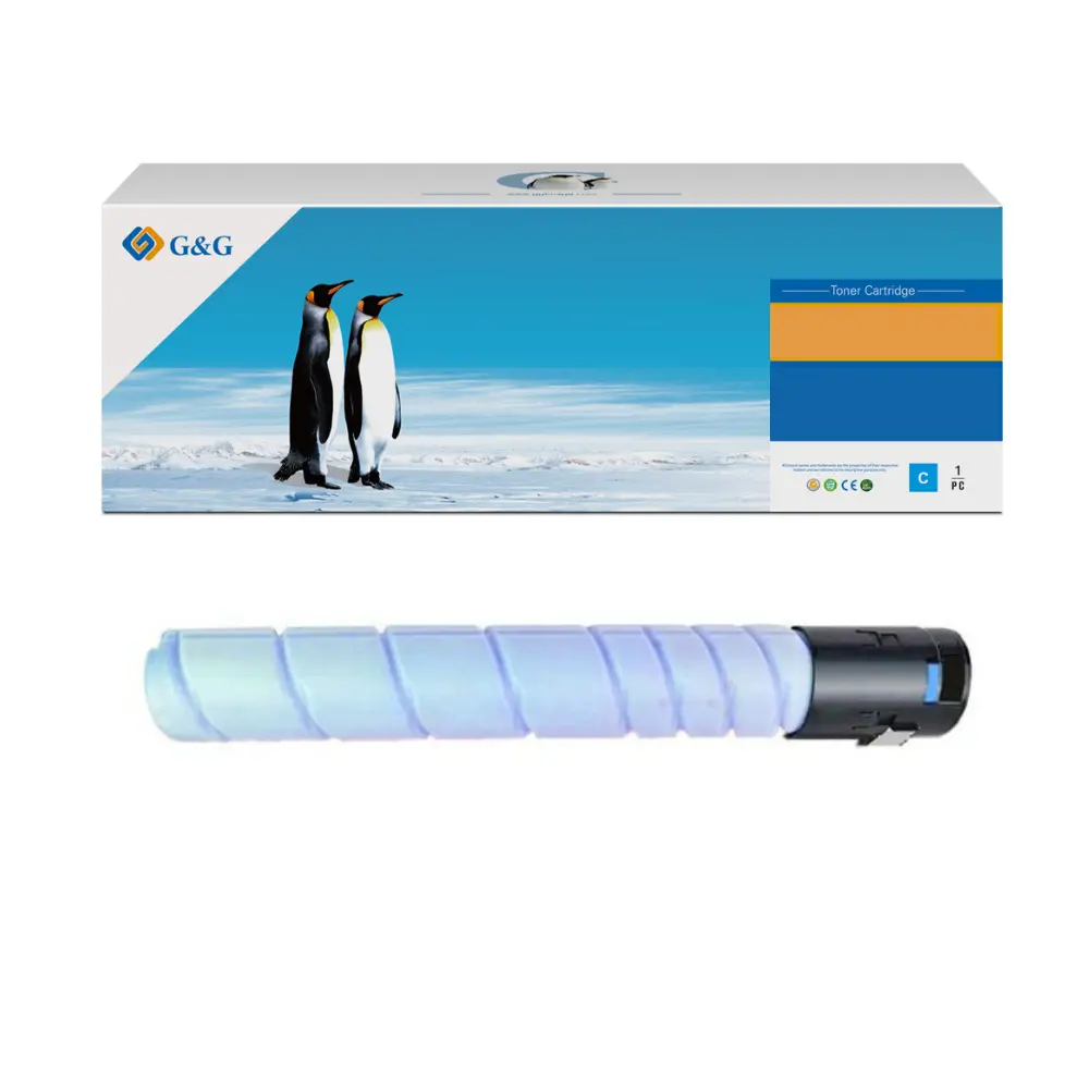 КАСЕТА ЗА KONICA MINOLTA BIZHUB C258/C308/C368 - Cyan - TN324C (TN-324C) - A8DA450 - PN NT-CQTN324FC - G&G