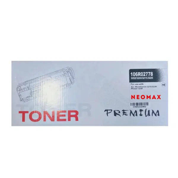КАСЕТА ЗА XEROX Phaser 3052/3260/Work Centre 3215/3225 - 106R02778 - Black - PN XT-3052 - NEOMAX