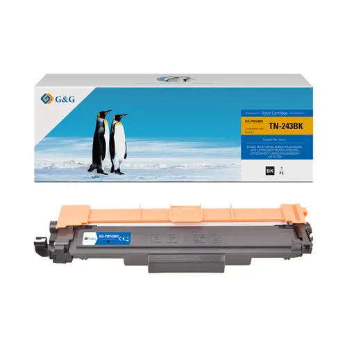 КАСЕТА ЗА BROTHER TN243BK (TN-243BK) - Black - PN NT-PB243BK - G&G