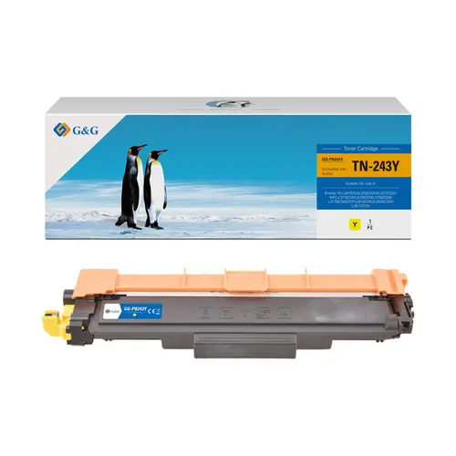 ΚΑΣΕΤΑ ΓΙΑ BROTHER TN243Y (TN-243Y) - Κίτρινο - PN NT-PB243Y - G&G - 1