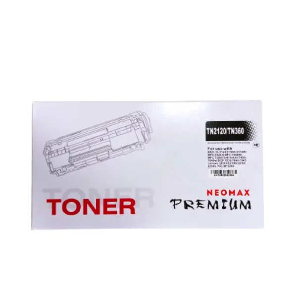 CARTUȘ UNIVERSAL PENTRU BROTHER HL 2140/2150N/2170W/2100 Series/MFC 7440/7840 - TN2110 (TN-2110) / TN2120 (TN-2120) / TN360 (TN-360) - Negru