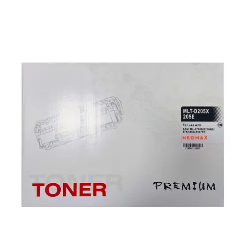 КАСЕТА ЗА SAMSUNG ML3710/ML3712/SCX5637/SCX4833 - HIGH CAPACITY - MLT-D205E (MLTD205E) / SU951A - Black - WITH CHIP / С ЧИП - PN ST-MLTD205E - NEOMAX