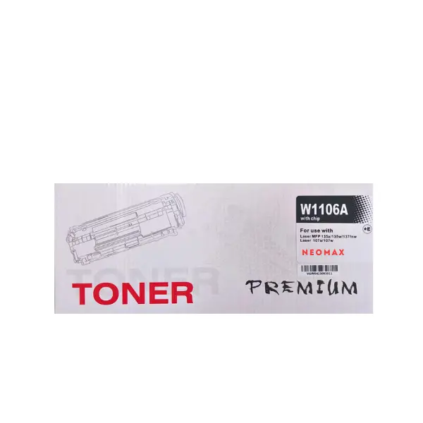 КАСЕТА ЗА HP Laser MFP 135/137/107 - /106A/ - W1106A - WITH CHIP / С ЧИП - Black - PN HT-W1106A - NEOMAX