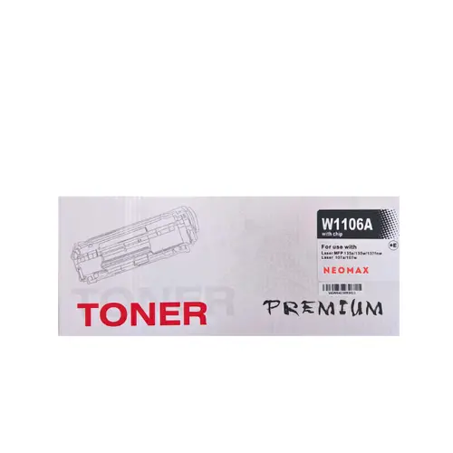 КАСЕТА ЗА HP Laser MFP 135/137/107 -  /106A/ - W1106A - WITH CHIP / С ЧИП - Black - PN HT-W1106A - NEOMAX
