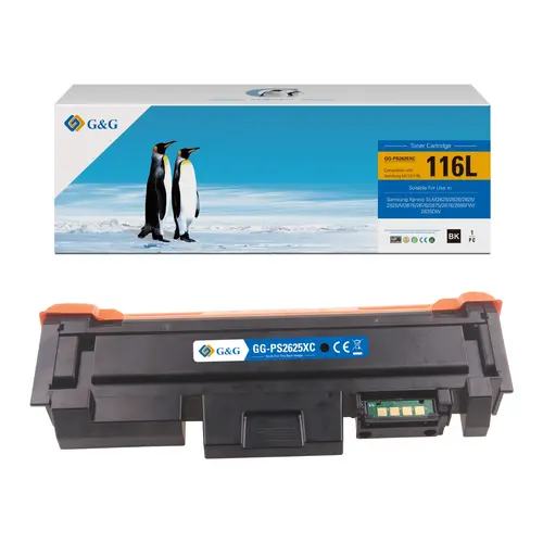 ΚΑΣΕΤΑ ΓΙΑ SAMSUNG M2625/M2825/M2675/M2875 - ΥΨΗΛΗΣ ΧΩΡΗΤΙΚΟΤΗΤΑΣ - SU828A - MLT-D116L (MLTD116L) - Μαύρο - PN NT-PS2625XC - G&G - 1