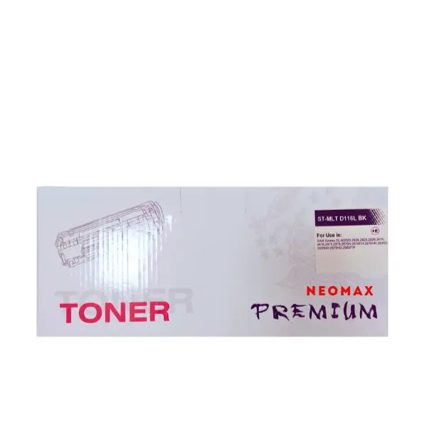 ΚΑΣΕΤΑ ΓΙΑ SAMSUNG M2625/M2825/M2675/M2875 - ΥΨΗΛΗΣ ΧΩΡΗΤΙΚΟΤΗΤΑΣ - SU828A - MLT-D116L (MLTD116L) - Μαύρο - ΜΕ ΤΣΙΠ - PN ST-MLTD116L - NEOMAX