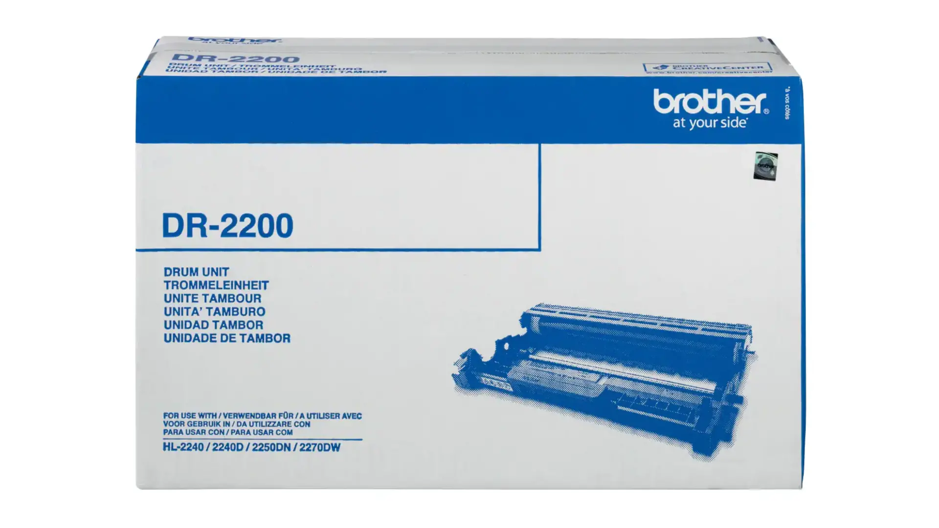 CASETĂ CILINDRU PENTRU BROTHER HL 2210/2250 - UNITATE CILINDRU - negru - PN DR2200 (DR-2200)