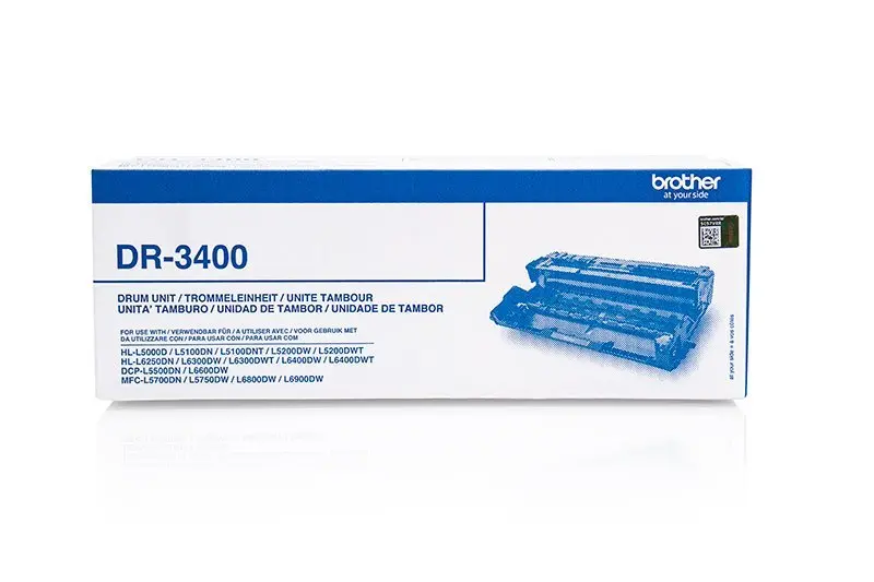 БАРАБАННА КАСЕТА ЗА BROTHER HL L5000/L5100/L5200/L6250/L6300/L6400/DCP L5500/L6600/MFC L5700/L5750/L6800/L6900 - DRUM UNIT - Black - PN DR3400 (DR-3400)