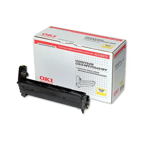 CARTUȘ DRUM PENTRU OKI C5250/C5450/C5510 MFP/5540 MFP - Galben - Unitate drum - PN 42126670 - 1