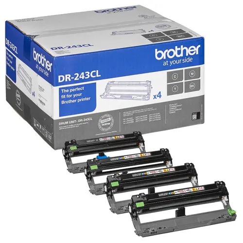 Σετ 4 κασετών τυμπάνου για BROTHER DCP L3510CDW/L3550CDW/MFC L3730CDN/L3770CDN - 4 x Τύμπανο - PN DR243CL (DR-243CL) - 1