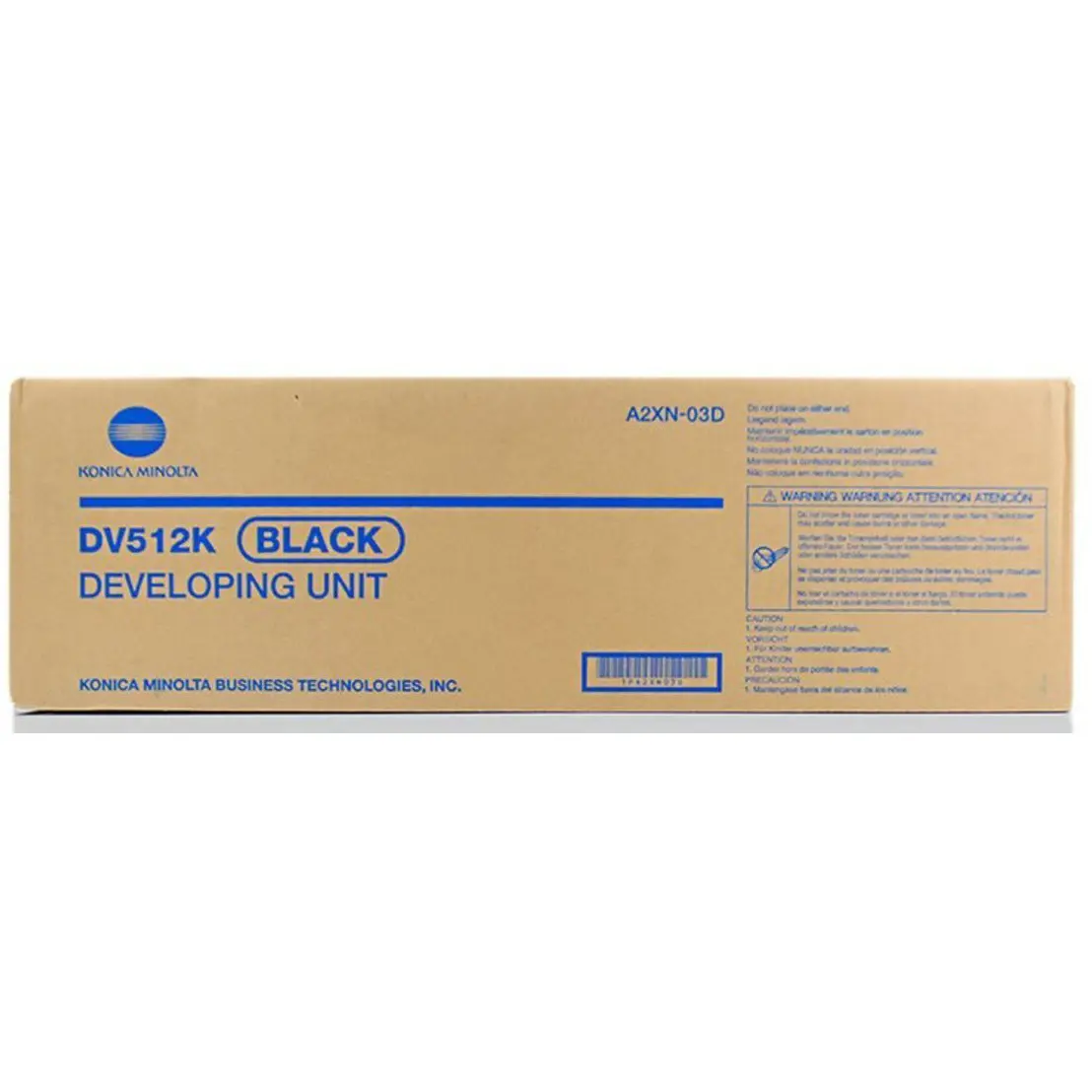 ΚΑΣΕΤΑ DEVELOPER ΓΙΑ KONICA MINOLTA BIZHUB C224/C284/C364/C454/C55/C554 - Μαύρο - ΜΟΝΑΔΑ DEVELOPER - DV-512K (DV512K) - PN A2XN03D