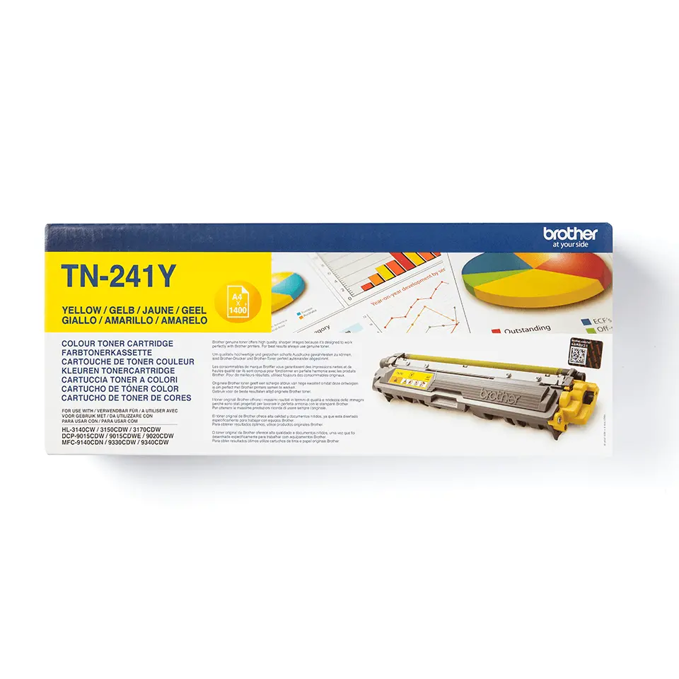 ΚΑΣΕΤΑ ΓΙΑ BROTHER HL 3140CW/3170CDW - Κίτρινο - PN TN241Y (TN-241Y)