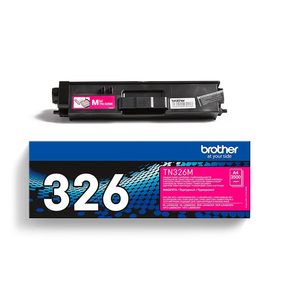 КАСЕТА ЗА BROTHER HL L8250CDN/L8350CDW/MFC L8650CDW/L8850CDW/DCP L8400CDN/L8450CDW - HIGH CAPACITY - Magenta - PN TN326M (TN-326M)