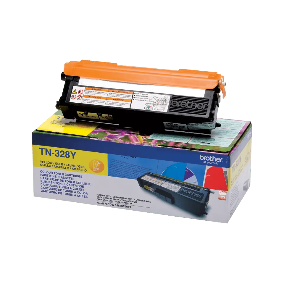 Cartuș pentru BROTHER HL 4570CDW/MFC 9970/DCP 9270 - Galben - PN TN328Y (TN-328Y)