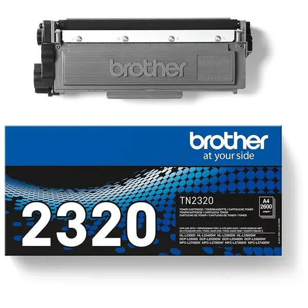 КАСЕТА ЗА BROTHER HL L2300D/2340D/2360DN/DCP L2500D/L2520DW/L2540DN/L2560DW - HIGH CAPACITY - Black - PN TN2320 (TN-2320) - image 1