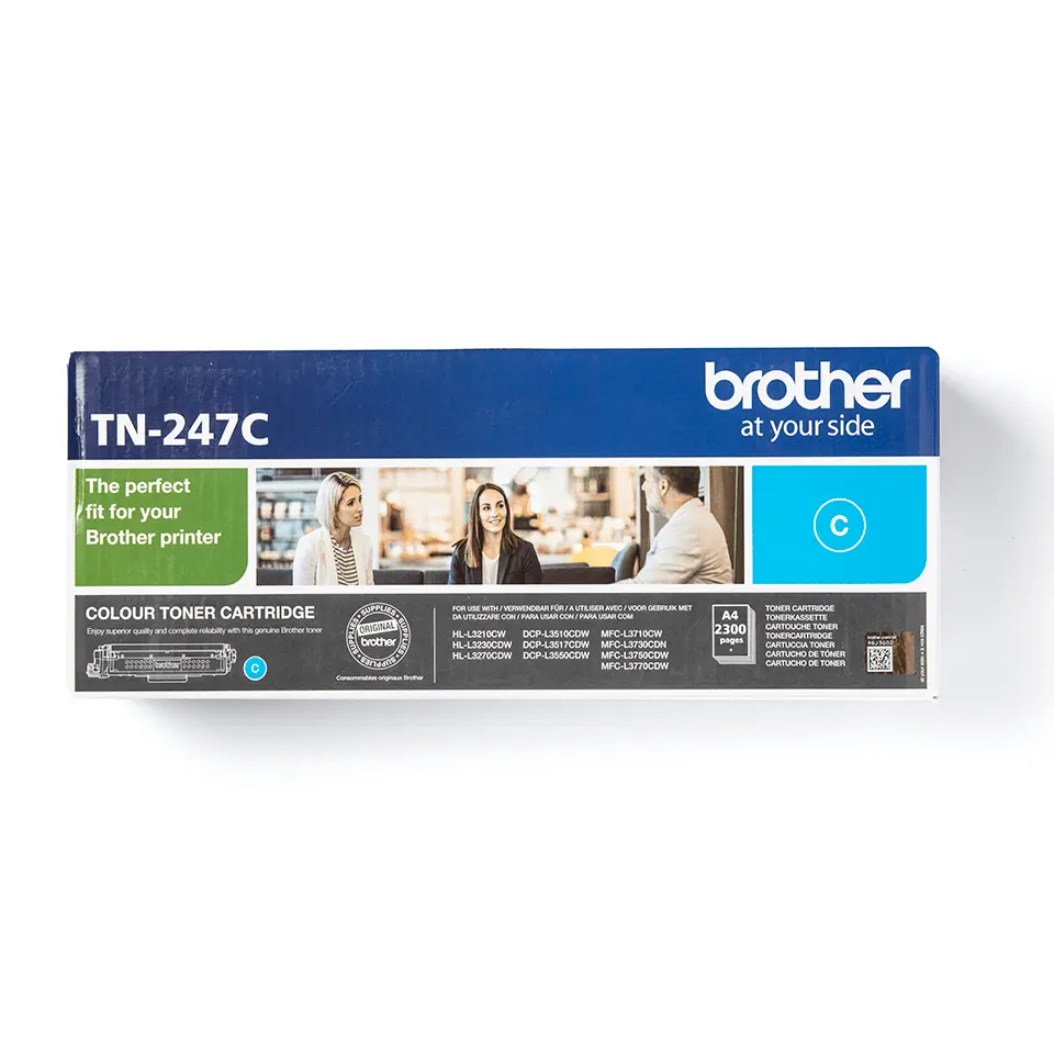 КАСЕТА ЗА BROTHER HL L3270CDW/L3210CW/3230CDW/DCP L3510CDW/3517CDW/3550CDW/MFC L3710CW/3770CDW/3730CDN/3750CDW - HIGH CAPACITY - Cyan - PN TN247C (TN-247C)