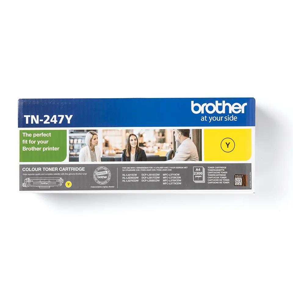 КАСЕТА ЗА BROTHER HL L3270CDW/L3210CW/3230CDW/DCP L3510CDW/3517CDW/3550CDW/MFC L3710CW/3770CDW/3730CDN/3750CDW - HIGH CAPACITY - Yellow - PN TN247Y (TN-247Y)