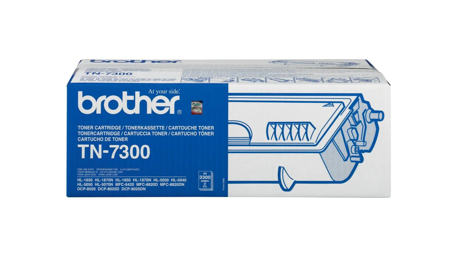 КАСЕТА ЗА BROTHER HL 1650/1670N/1850/1870N/8420 - Black - PN TN7300 (TN-7300)